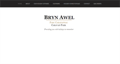 Desktop Screenshot of brynawelcaravans.co.uk