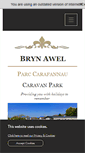 Mobile Screenshot of brynawelcaravans.co.uk